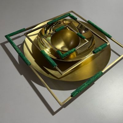 Marble and Semiprecious Stone Decor Pieces